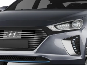 hyundai ioniq hybrid 2017 3D Model
