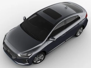 hyundai ioniq hybrid 2017 3D Model