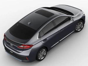 hyundai ioniq hybrid 2017 3D Model