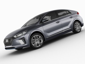 hyundai ioniq hybrid 2017 3D 모델