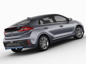 hyundai ioniq hybrid 2017 3D 모델