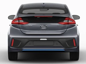 hyundai ioniq hybrid 2017 3D Model