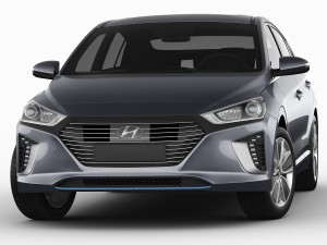 hyundai ioniq hybrid 2017 3D 모델
