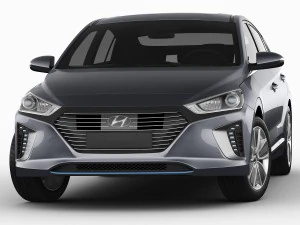 hyundai ioniq hybrid 2017 3D Model