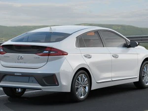 hyundai ioniq hybrid 2017 3D Model