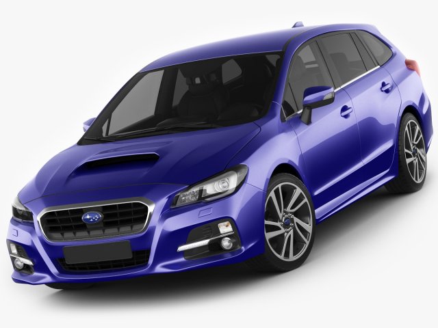 subaru levorg 3D Модель .c4d .max .obj .3ds .fbx .stl .blend 