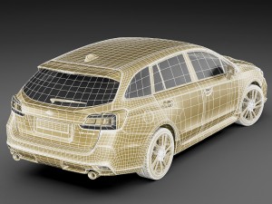 subaru levorg 3D Модель