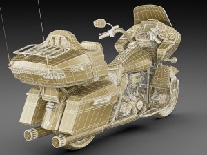 harley davidson cvo road glide ultra 2016 Model 3D