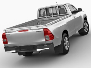 toyota hilux regular cab 2016 Modelo 3D