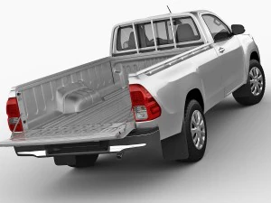 toyota hilux regular cab 2016 3D Model