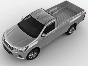 toyota hilux regular cab 2016 3D Model