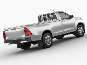 toyota hilux regular cab 2016 3D Model