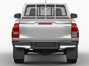 toyota hilux regular cab 2016 Modelo 3D
