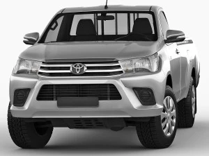 toyota hilux regular cab 2016 3D Model