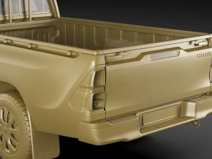 toyota hilux regular cab 2016 3D Model