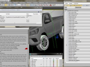 toyota hilux regular cab 2016 Modelo 3D