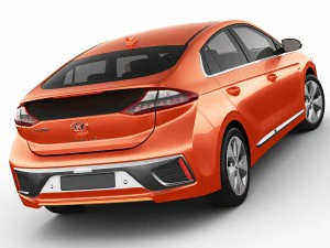 hyundai ioniq electric 2017 3D Model