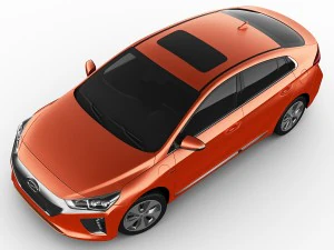 hyundai ioniq electric 2017 3D Model