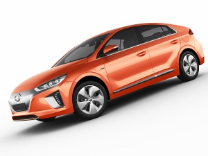 hyundai ioniq electric 2017 Model 3D