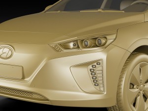 hyundai ioniq electric 2017 Model 3D