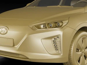 hyundai ioniq electric 2017 3D Model
