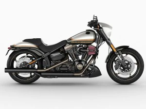 harley-davidson cvo pro street breakout 3D Model