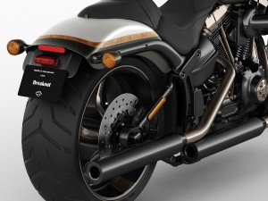 harley-davidson cvo pro street breakout Modello 3D