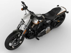 harley-davidson cvo pro street breakout 3D Model