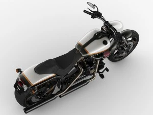 harley-davidson cvo pro street breakout 3D Model
