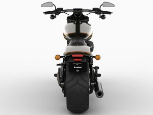 harley-davidson cvo pro street breakout 3D Model