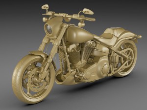 harley-davidson cvo pro street breakout Modello 3D
