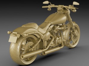 harley-davidson cvo pro street breakout Modello 3D