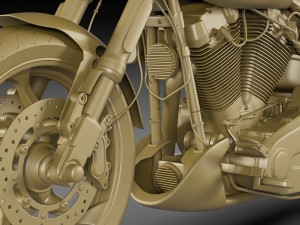 harley-davidson cvo pro street breakout Modello 3D