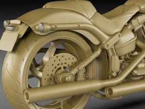harley-davidson cvo pro street breakout 3D Model