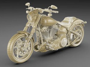 harley-davidson cvo pro street breakout 3D Model