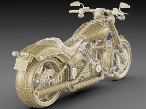 harley-davidson cvo pro street breakout Modello 3D