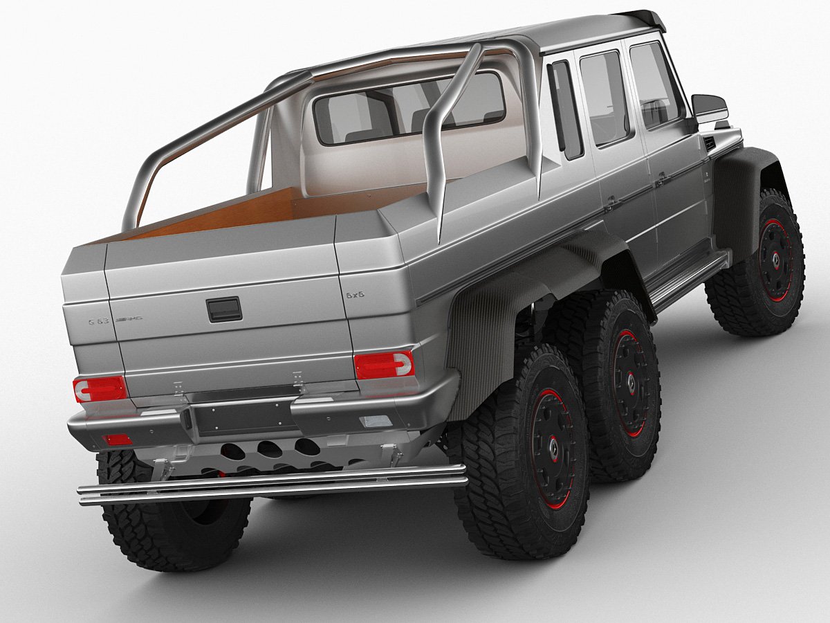 Mercedes G63 Amg 6x6 3d Model In Suv 3dexport