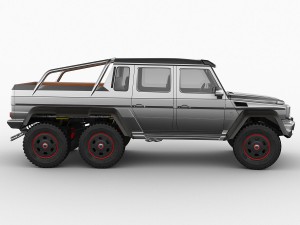 mercedes g63 amg 6x6 3Dモデル