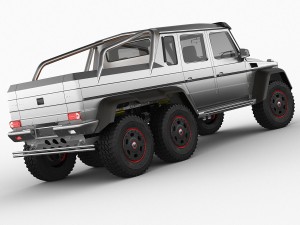 mercedes g63 amg 6x6 3Dモデル