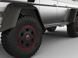 mercedes g63 amg 6x6 3Dモデル