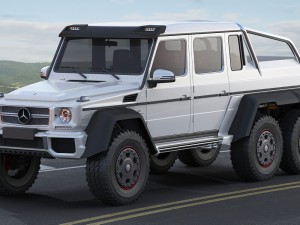 mercedes g63 amg 6x6 3Dモデル