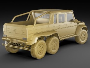 mercedes g63 amg 6x6 3Dモデル