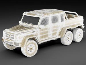 mercedes g63 amg 6x6 3Dモデル
