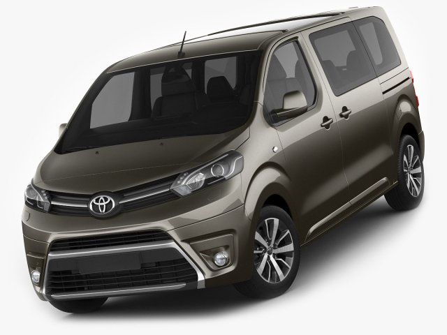 toyota proace verso Modelo 3D .c4d .max .obj .3ds .fbx .stl .blend 