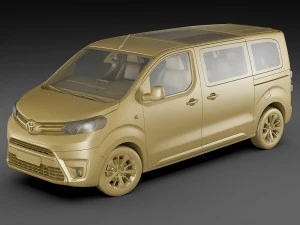 toyota proace vers&atilde;o Modelo 3D