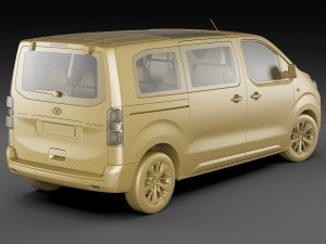 toyota proace verso Modelo 3D