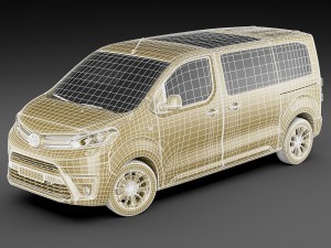 toyota proace verso Modelo 3D