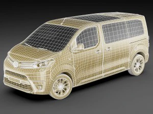 toyota proace vers&atilde;o Modelo 3D