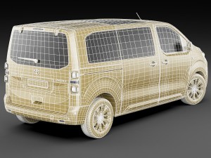toyota proace verso Modelo 3D
