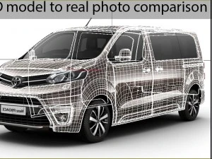 toyota proace vers&atilde;o Modelo 3D